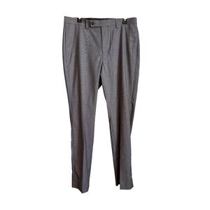 Calvin Klein JEROME Slim Fit Medium Gray Trousers Dress Pants, Size 34W X 32L